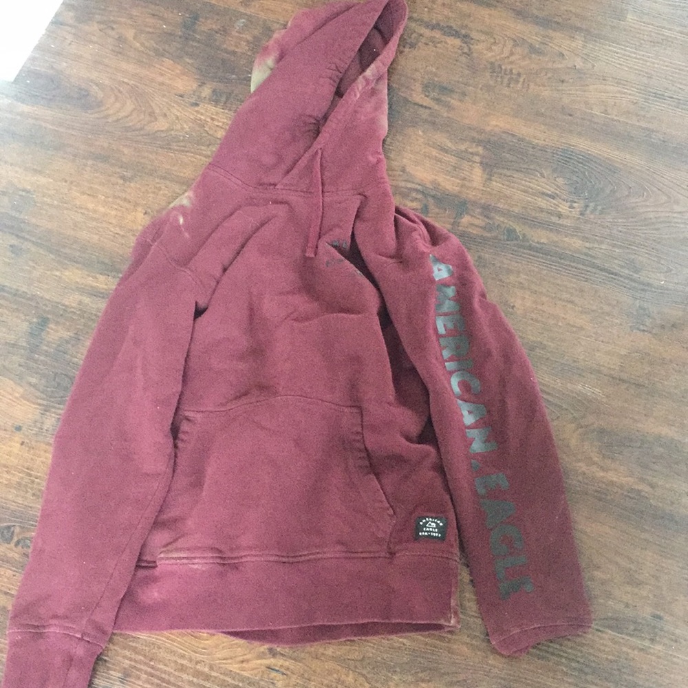 Maroon American Eagle Men’s Hoodie